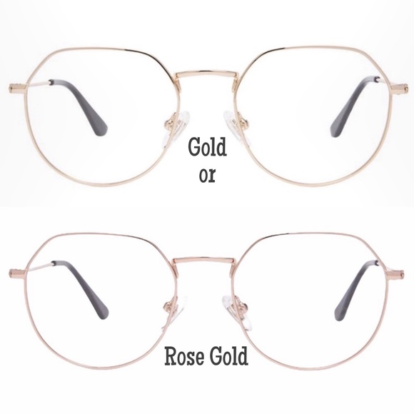 DIFF James Blue Light Glasses Gold & Rose Gold